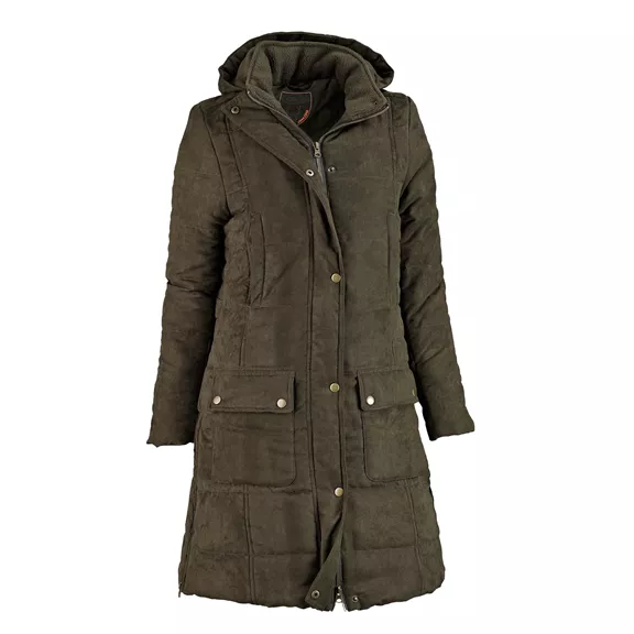 Hubertus női leskabát, Prima-Loft, sötét zöld, 36