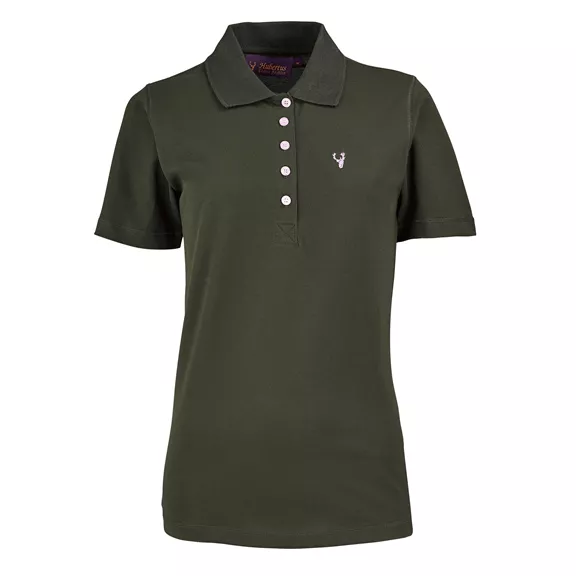 Hubertus női piké pólóing, sötét olívzöld, 3XL