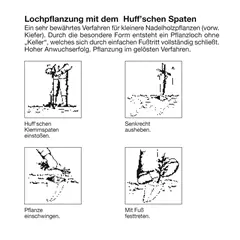 Huff-féle ültető ásó