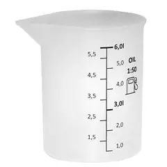 Hünersdorff mérőpohár keverék üzemanyaghoz