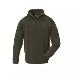 Hurricane pulóver, darkgreen melange, S