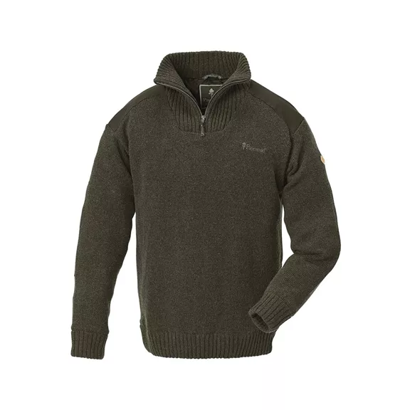 Hurricane pulóver, darkgreen melange, S