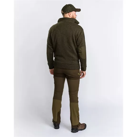 Hurricane pulóver, darkgreen melange, S