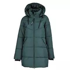 Icepeak Adaire női kapucnis steppelt kabát, dunkelgrün, 36.