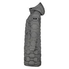 Icepeak Bandis hosszú steppelt kabát, antique grün, 38.