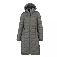 Icepeak Bandis hosszú steppelt kabát, antique grün, 40.