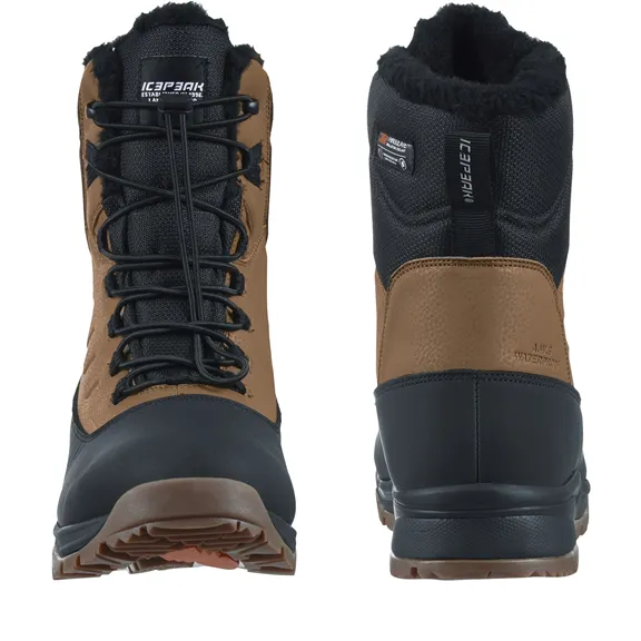 Icepeakl Alofi férfi téli csizma, brown, 38.
