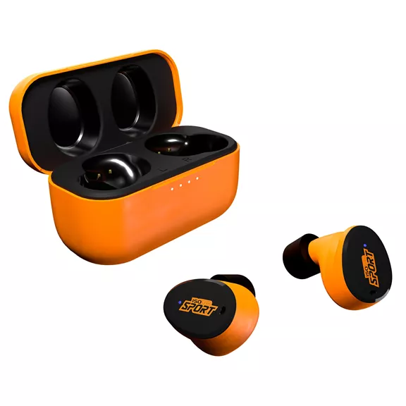 Isotunes Sport Caliber hallásvédő füldugó, blaze orange