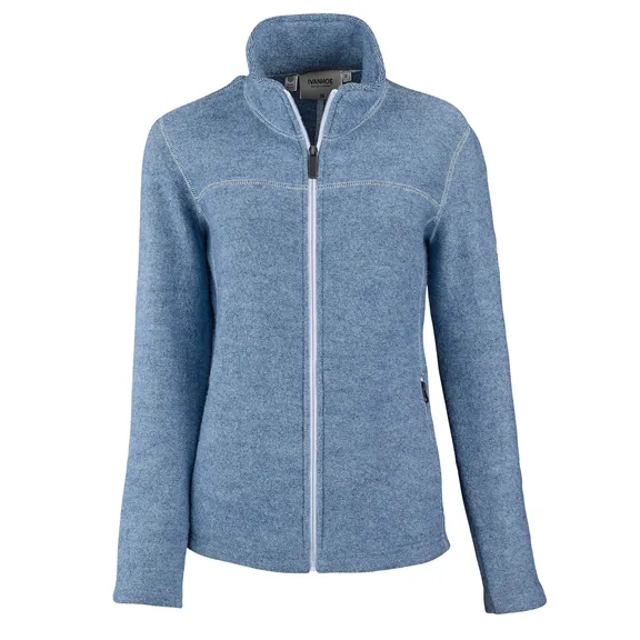 Ivanhoe Beata Full Zip női gyapjú dzseki, faded denim, 42.