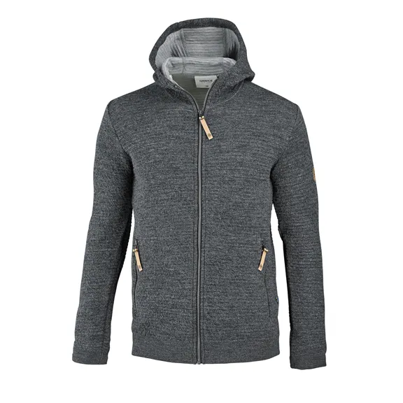 Ivanhoe Morel Hood férfi kapucnis gyapjú felső, grey,  XL.