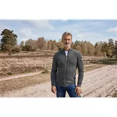 Ivanhoe Morel kötött férfi gyapjú dzseki, grey,   XXL.