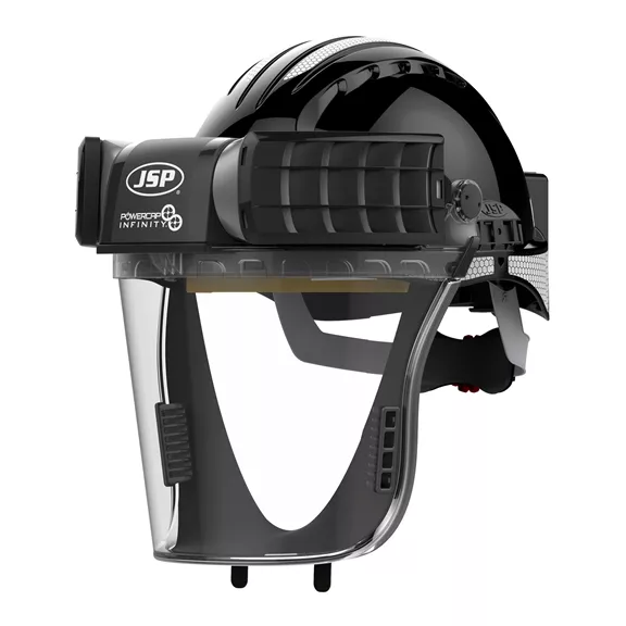 JSP Powercap Infinity motoros légzőkészülék komplett JSP Powercap Infinity motoros légzőkészülék komplett