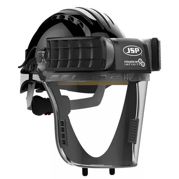 JSP Powercap Infinity motoros légzőkészülék komplett JSP Powercap Infinity motoros légzőkészülék komplett