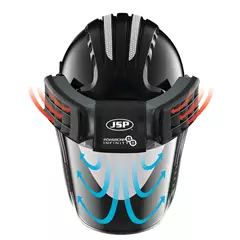 JSP Powercap Infinity motoros légzőkészülék komplett JSP Powercap Infinity motoros légzőkészülék komplett