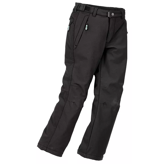 JUNIOR Softshell nadrág, fekete, 164