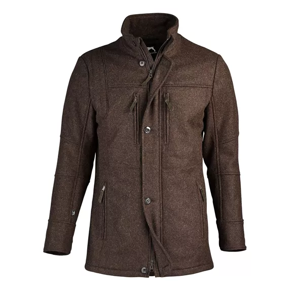 Jagdhund Gamskogel férfi lóden kabát, Barna 46