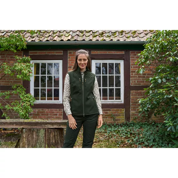 Jagdhund női lóden mellény Gamshag 2, zöld, 46.