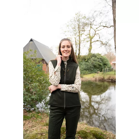 Jagdhund női lóden mellény Gamshag 2, zöld, 48.