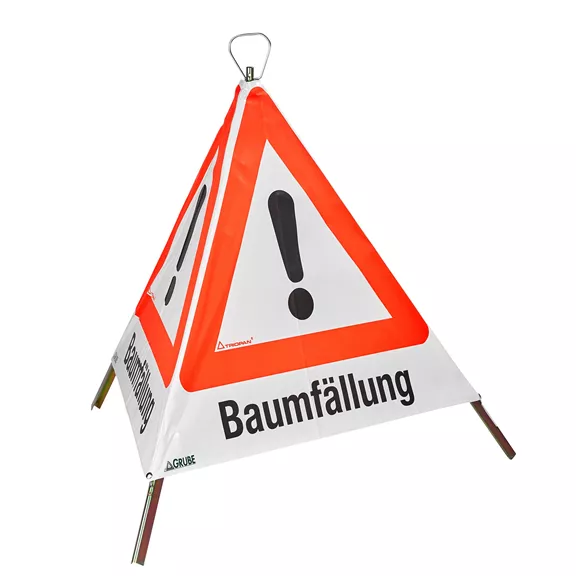 Jelzőtábla tartó: Baumfällung,70 cm