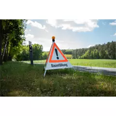 Jelzőtábla tartó: Baumfällung,70 cm