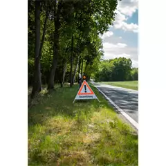 Jelzőtábla tartó: Baumfällung,70 cm