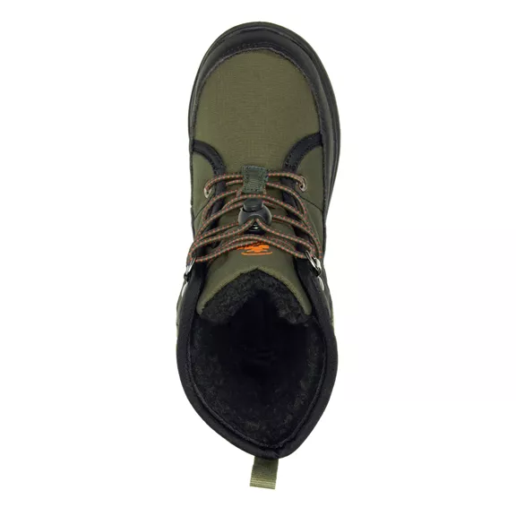 Kamik Luge téli gyerekcipő, Olive-orange, 35