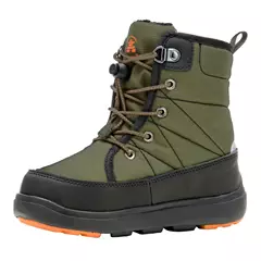 Kamik Luge téli gyerekcipő, Olive-orange, 35