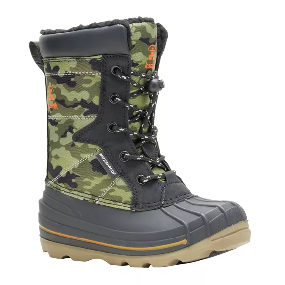 Kamik Surfin téli gyerek csizma, Dark olive, 38