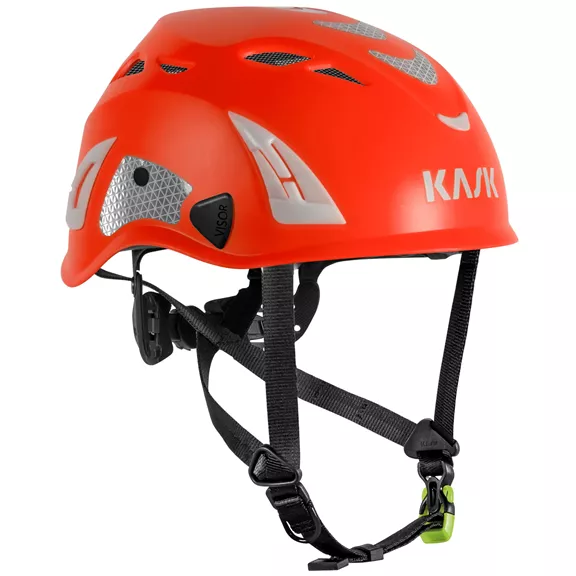 Kask Superplasma PL Hi Viz védősisak, red fluo.