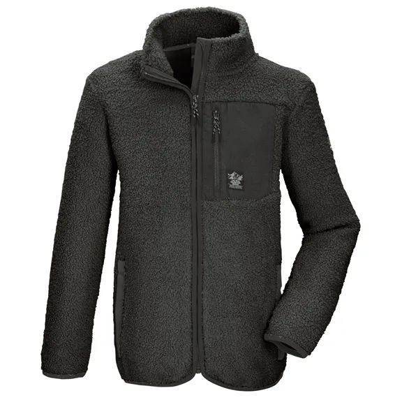 Killtec KOW 144 Sherpa gyerek polár dzseki, dunkelstein, 164.