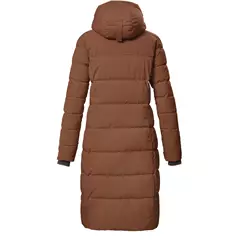 Killtec KOW 56 hosszú kapucnis női kabát, cappuccino, 36.