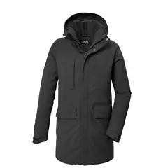 Killtec KOW 80 férfi kapucnis parka, schwarz, S.