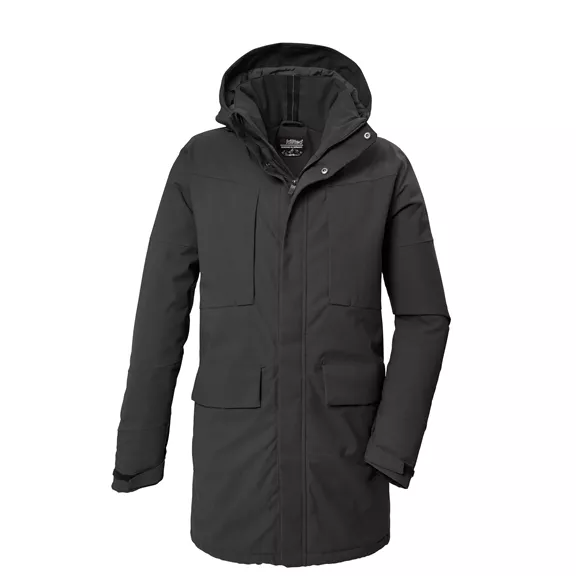 Killtec KOW 80 férfi kapucnis parka, schwarz, S.