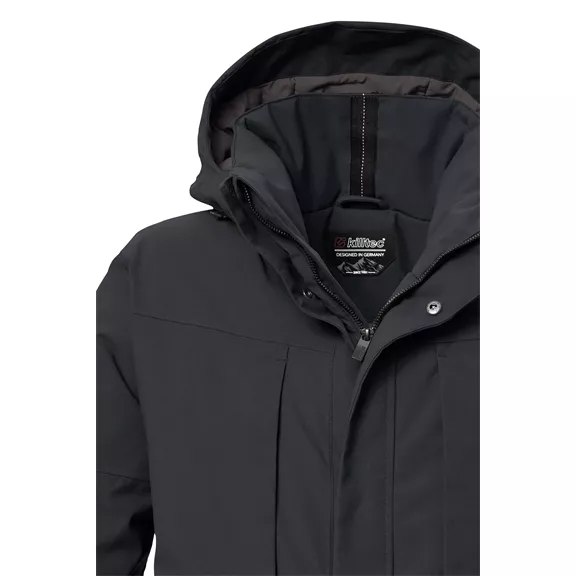 Killtec KOW 80 férfi kapucnis parka, schwarz, S.