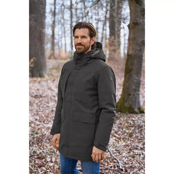 Killtec KOW 80 férfi kapucnis parka, schwarz, S.