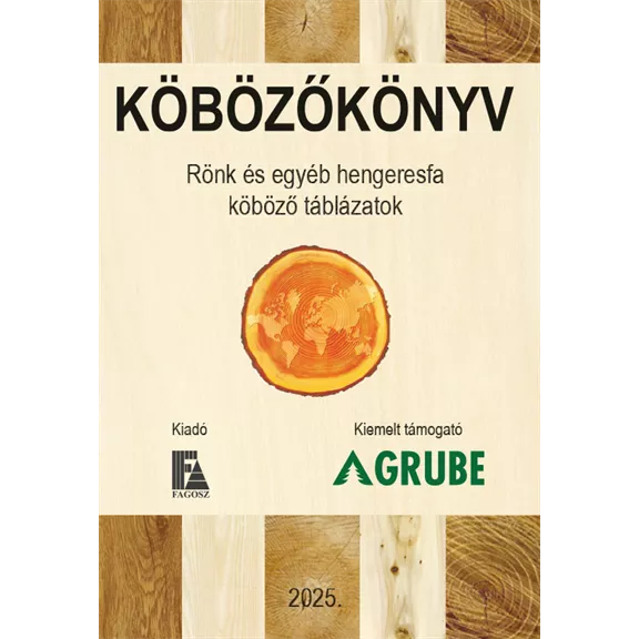 Köbözőkönyv csúcs- és középátmérős