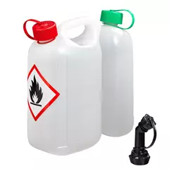 Kombikanna ECO műanyag natúr, 5/2,5 liter