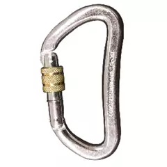 Kong acél D karabiner 60 KN, csavaros