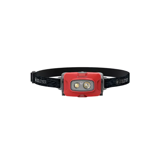 LEDLENSER HF4R Core 500lm/130m, Li-ion, tölthető fejlámpa, piros