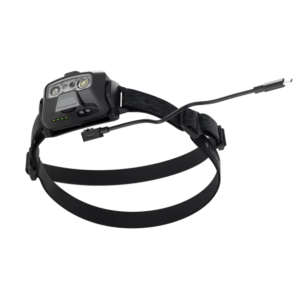 LEDLENSER HF6R Core 800lm/160m, Li-ion, tölthető fejlámpa, fekete