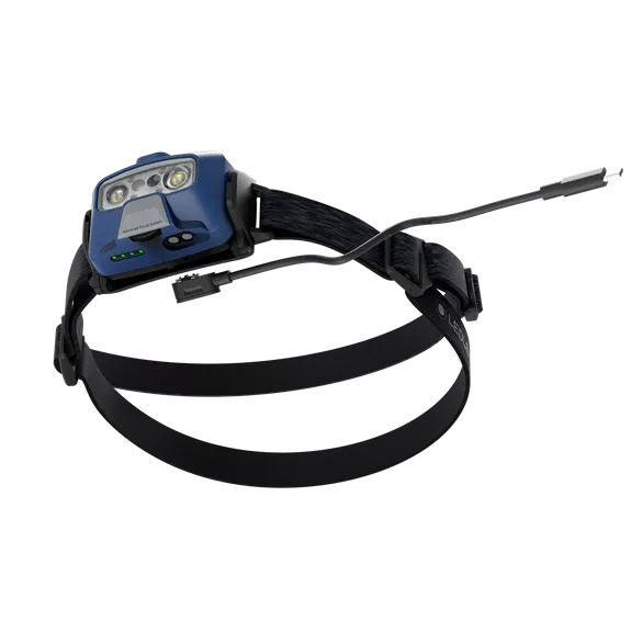 LEDLENSER HF6R Core 800lm/160m, Li-ion, tölthető fejlámpa, kék
