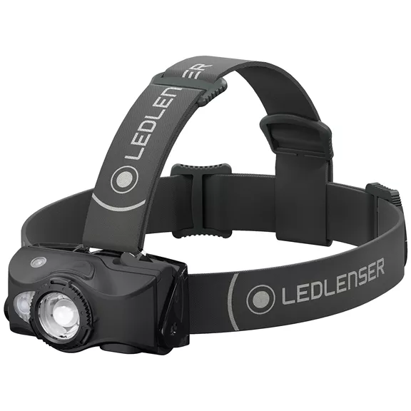 LEDLENSER MH8 LED fejlámpa 600lm/200m, RGB, 1xLi-ion, fekete