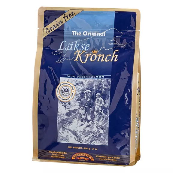 Lakse Kronch jutalomfalat 100% lazacból, 600 g