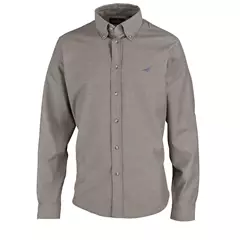 Laksen Christopher hosszú ujjú férfi ing, camel, 3XL