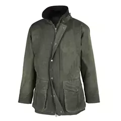 Laksen Enoch viaszos férfi kabát, forest green, 56