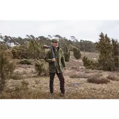 Laksen Enoch viaszos férfi kabát, forest green, 56