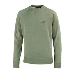 Laksen Fasan férfi pulóver, olive mélange, XL