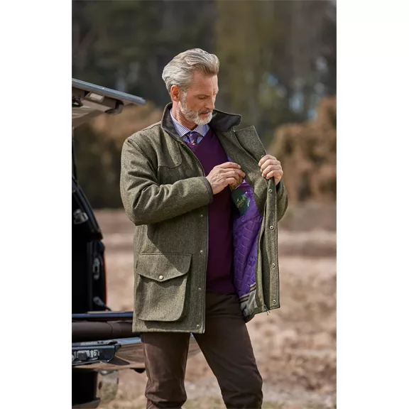 Laksen Kirkton Cortham tweed kabát, tweed, 58