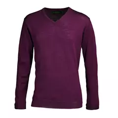 Laksen Sussex V-nyakú férfi pulóver , purple, S