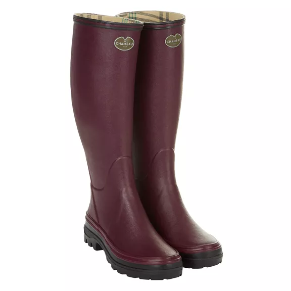 Le Chameau Giverny Jersey női gumicsizma, cherry, 37